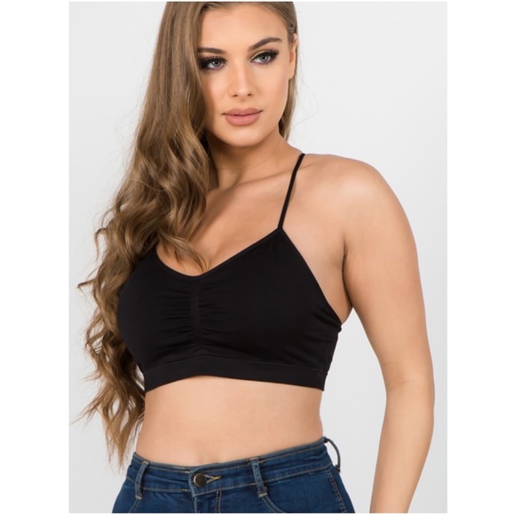 Seamless Cut out Racerback Bralette - Picture 5 of 6